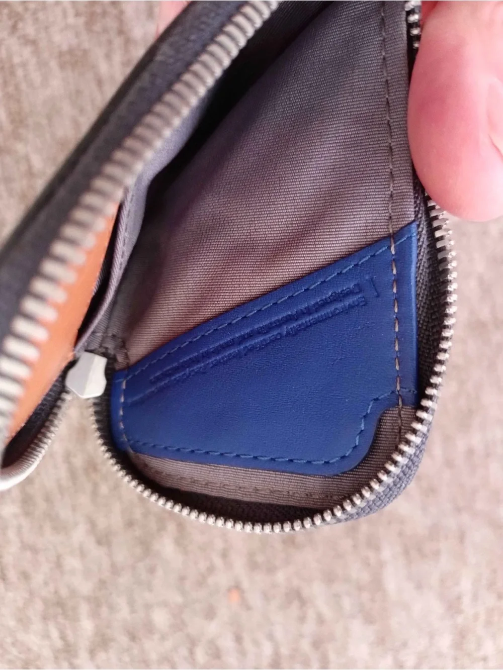 Bellroy Bellroy Card Pocket Leather Zip Wallet Card Holder